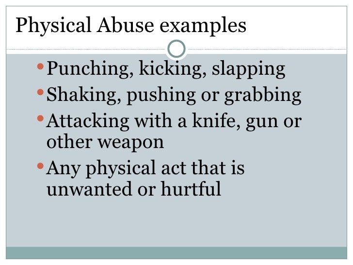 Three Examples Of Physical Dating Abuse Three Examples Of Physical Dating Abuse